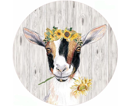 Jar Opener - Goat & Sunflowers
