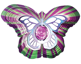 Spinfinity Designs Crystal Butterfly Wind Spinner