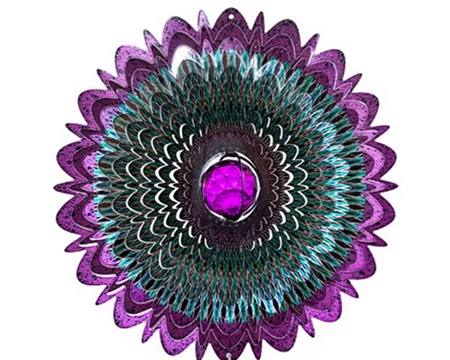 Spinfinity Designs Wind Spinner- Supreme Crystal Galactic Mandala