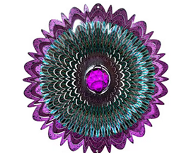 Spinfinity Designs Wind Spinner- Supreme Crystal Galactic Mandala