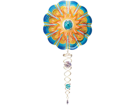 Spinfinity Designs Wind Spinner- Supreme Mini Crystal Aqua Sun