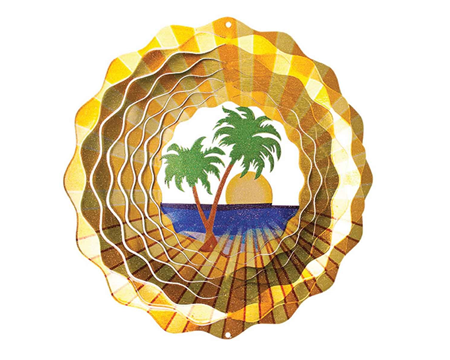 Spinfinity Designs Wind Spinner - Vivid 12" Palm Tree