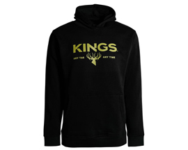 King's Camo® Men's Logo Hoodie - Black