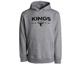 King's Camo® Men's Logo Hoodie - Heather Grey