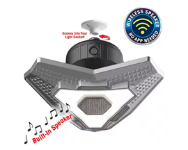 BEYOND BRIGHT 25-Watt LED Lamp Light Bulbs 6500K 3700-Lumens with Built-In Bluetooth Speaker