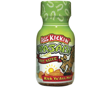 Ass Kickin' Wasabi Mini Hot Sauce .75 oz