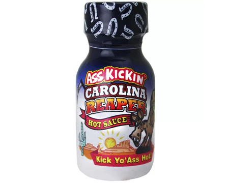 Ass Kickin' Carolina Reaper Mini Hot Sauce .75 oz