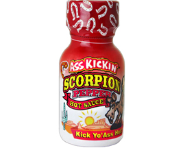 Ass Kickin' Scorpion Pepper Mini Hot Sauce .75 oz