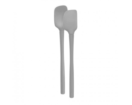 Mini Flex-Core Spatula & Spoonula - Gray Silicone
