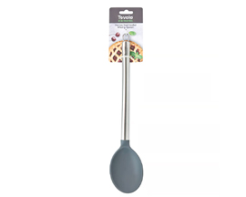 Tovolo® Elements Stainless Steel and Silicone Spoon