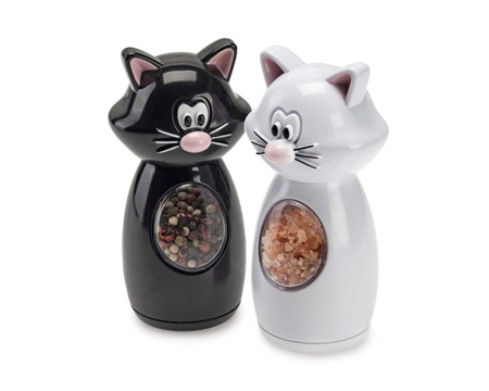 Joie® Meow Salt & Pepper Grinder Set