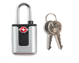 Luggage Lock W/2 Keys - Silver