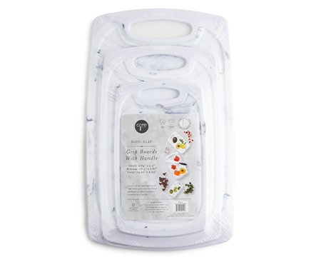 3pc Elliptic Grip Boards - White