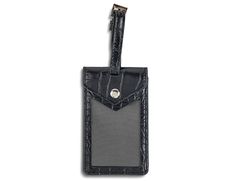 Envelope Luggage Tag - Black Cro