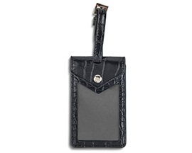 Envelope Luggage Tag - Black Cro