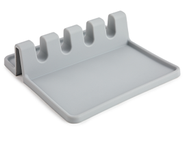 4 - Slot Silicone Utensil Rest 