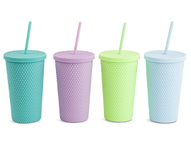 16oz Studded Tumbler - Assorted Colors