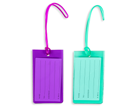 Set Of 2 Jelly Luggage Tags 