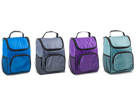 Dual Zipper Lunch Bag - Assorted Colors