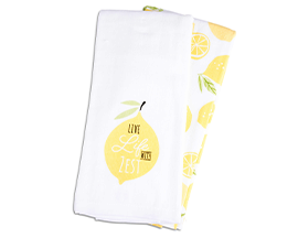 2pk Lemon Fouta Towel 