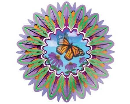 Animated Butterfly Wind Spinner