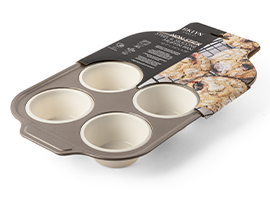 6 cup Muffin Pan with liners