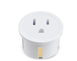 Travel Adapter US/EU - White