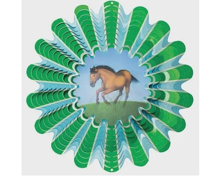 Animated Horse Wind Spinner