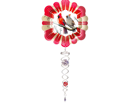 Mini Cardinals Wind Spinner