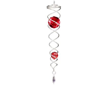 Spiral Twister - Silver/Red