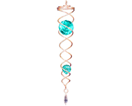 Spiral Twister - Copper/Aqua
