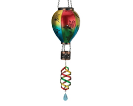 Regal Art & Gift® Spinner Solar Lantern Hot Air Ballon - Hummingbird