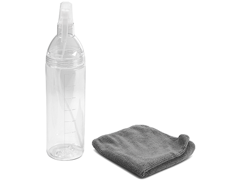 Pure Clean Spray Bottle With 3 Cloth