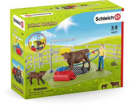 schleich® Happy Cow Wash Station