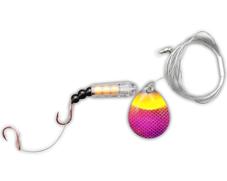 Acme® Rattlin Walleye Spinner Rig - Chernobyl 