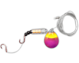 Acme® Rattlin Walleye Spinner Rig - Chernobyl 