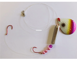 Acme® Rattlin Walleye Spinning Rig Sz 5 Blade - Spring Break