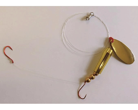 Acme® Rattlin Walleye Spinner Rig - Gold