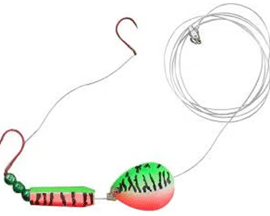Acme® Rattlin' Walleye Size 4 Blade - Firetiger