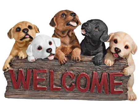 Puppy Parade Welcome Sign