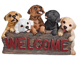 Puppy Parade Welcome Sign