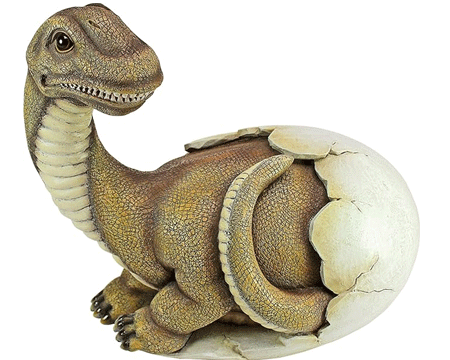 Brachiosaurus Baby Dino Egg Statue