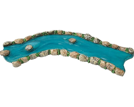 Curved River For Fairy Garden 2 Pack