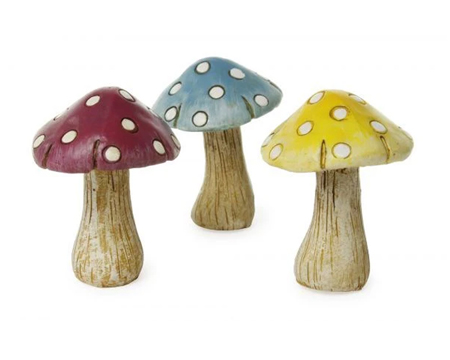 Fairy Mushrooms Set Of 3