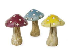 Fairy Mushrooms Set Of 3