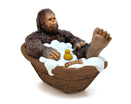 Bathtub Bigfoot Figurine