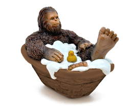 Bathtub Bigfoot Figurine