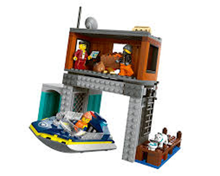 LEGO® City Police Speedboat and Crooks' Hideout