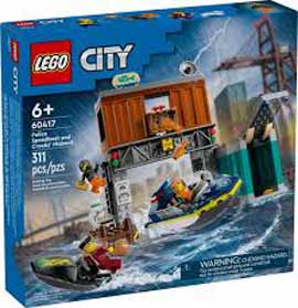 LEGO® City Police Speedboat and Crooks' Hideout