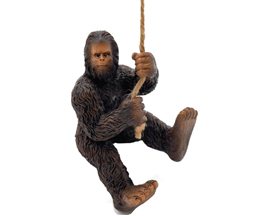 Bigfoot Climbing Rope Figurine
